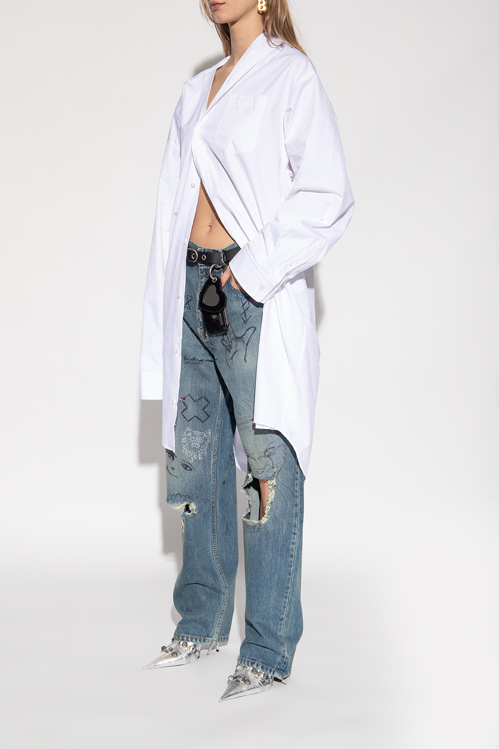 Balenciaga 'Cagole' heeled ankle boots | Women's Shoes | Vitkac